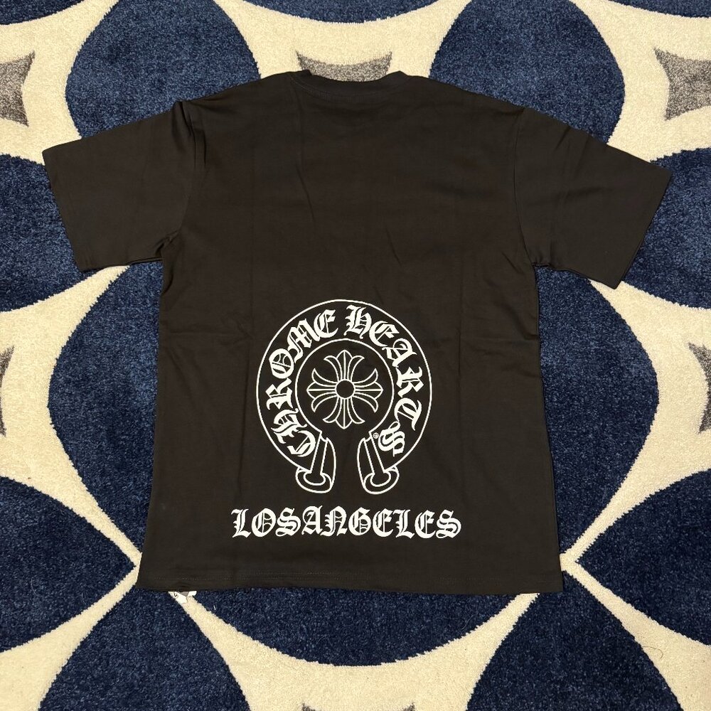Chrome Hearts Los Angeles Cross Horseshoe Black T-Shirt Men’s Medium orLarge